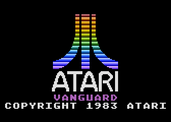 Vanguard title screen for Atari 5200